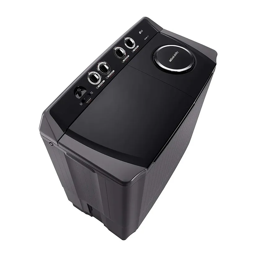 LG Twin Tub Washing Machine 14kg P2061NT – Semi Automatic Washer, Middle Black - Image 2