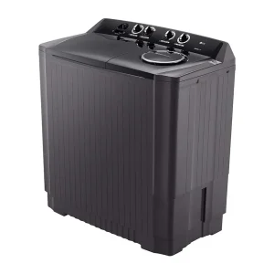 LG Twin Tub Washing Machine 14kg P2061NT – Semi Automatic Washer, Middle Black
