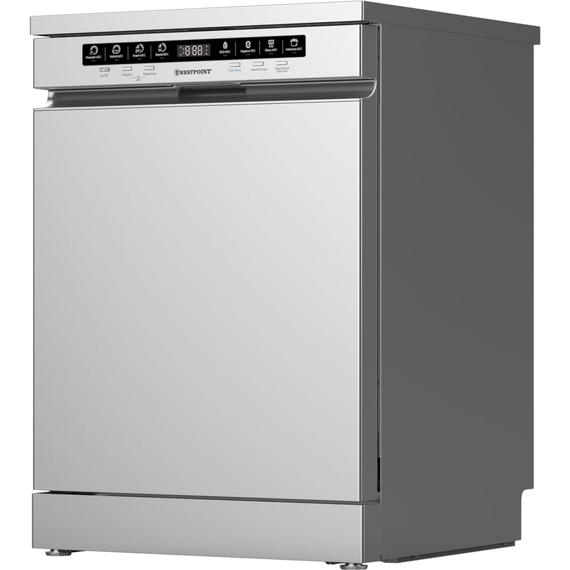 Westpoint 15 Place Settings Dishwasher – 8 Programs, Silver, WYS-1523I - Image 3