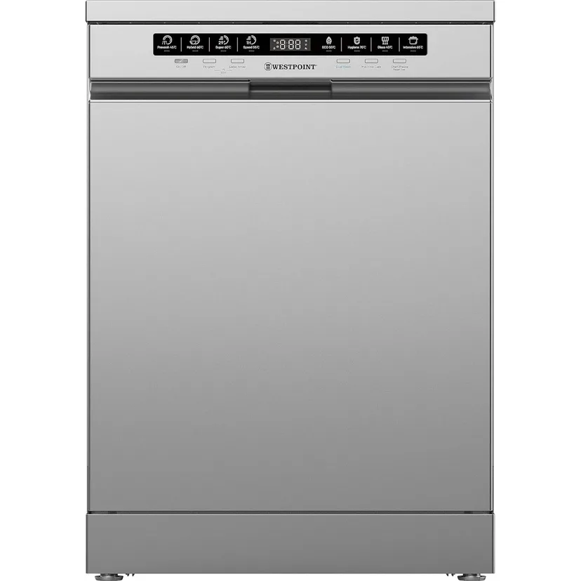 Westpoint 15 Place Settings Dishwasher – 8 Programs, Silver, WYS-1523I